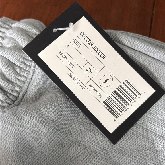 Gray Sweatpants with Lightning Bolt - Picture 2 of 8